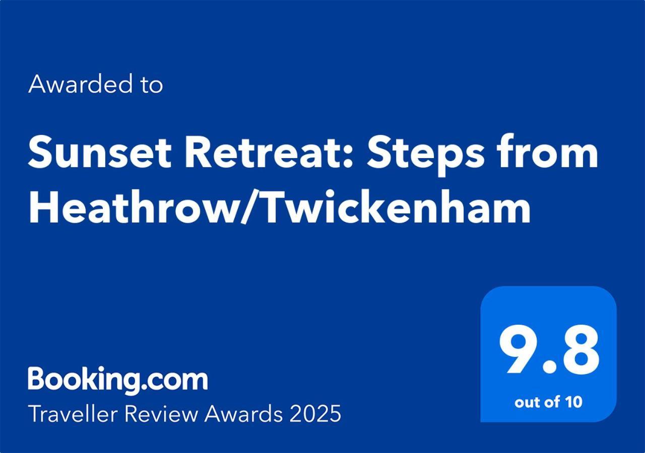 Апартаменты Sunset Retreat: Steps From Heathrow/Twickenham Хаунслоу Экстерьер фото